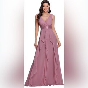 Ever Pretty Elegant Pink Evening Gown